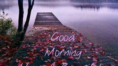 Morning greeting river image Greetings Images