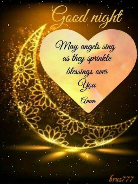 Night message image