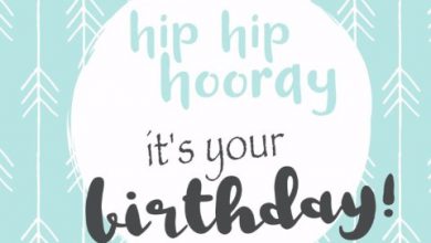 Simple happy birthday message Image