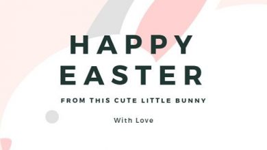 Happy Easter Wishes Card 390x220 - Happy Easter Wishes Card