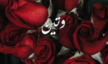 اسم وتين صور رومانسية بالورد