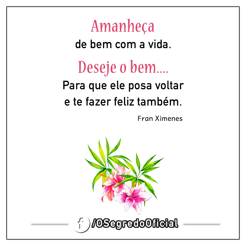Bom Dia Frases De Bom Dia Para Facebook