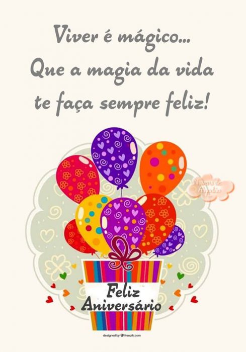 Escrita Feliz Aniversario