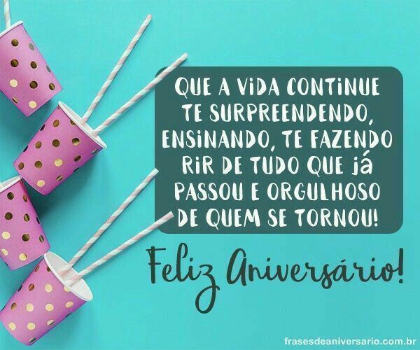 Feliz Aniversário Frases