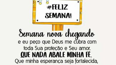 Feliz Semana Abençoada Para Whatsapp