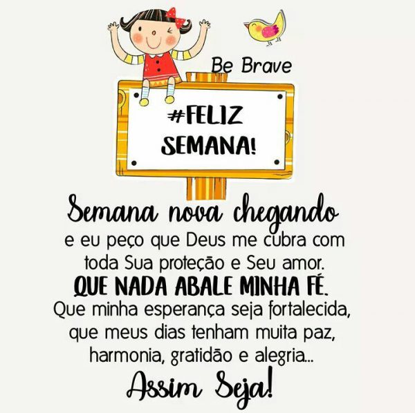 Feliz Semana Abençoada Para Whatsapp