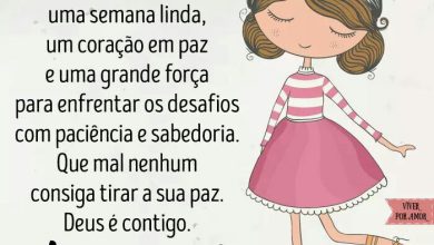 Frases Para Desejar Boa Semana