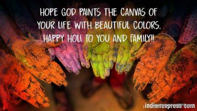 Happy Holi Greeting Card