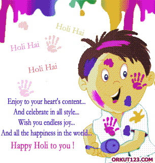 Holi Colours Animated Gif