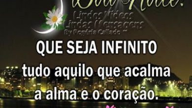 Linda Noite Frases