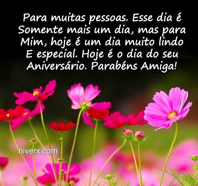 Lindas Mensagens De Aniversário Para Amiga Para Facebook