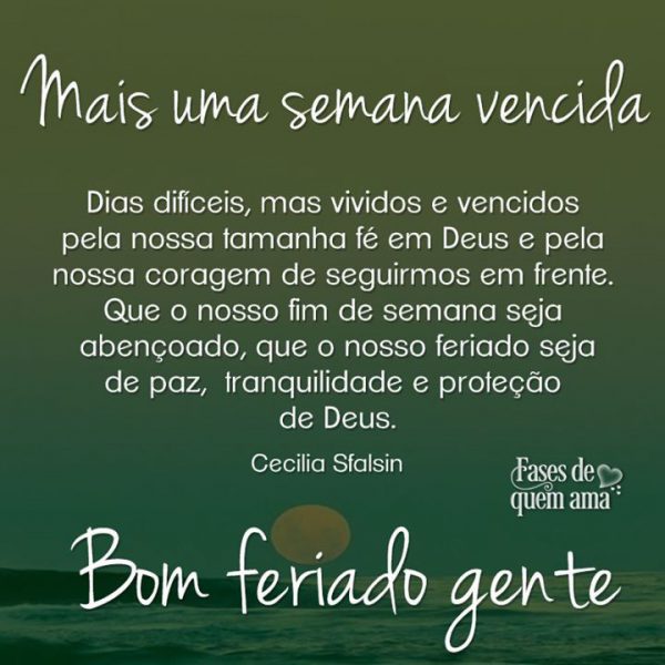 Mensagem De Otima Semana Evangelica