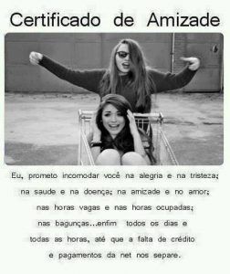 Msg De Amizade Para Amiga