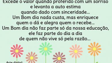 Msg Para Um Bom Dia Para Facebook