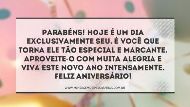 Parabéns Aniversário Mensagem