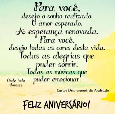 Pequena Mensagem De Aniversario Para Facebook