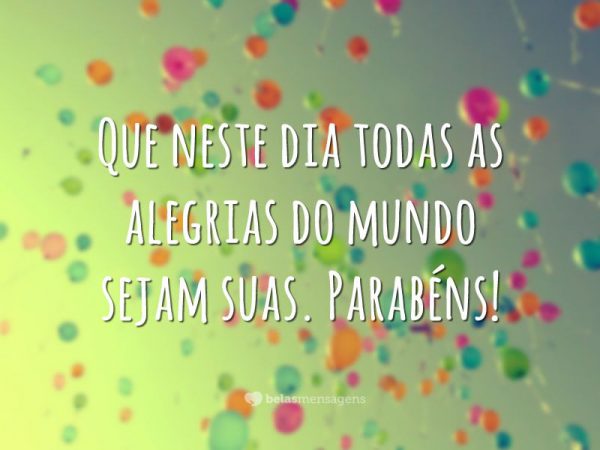 Recado Aniversario
