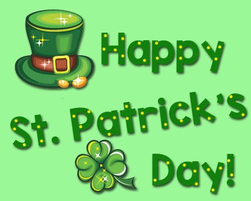 St Patricks Day Greetings Animated Gif
