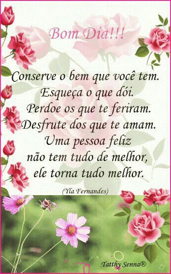 Uma Frase De Bom Dia Para Uma Pessoa Especial Para Facebook