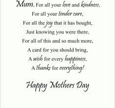 Words To Say On Mothers Day
