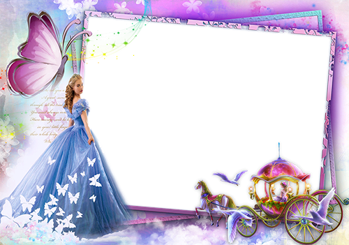 онлайн Сказочная принцесса  - фоторамка онлайн Сказочная принцесса