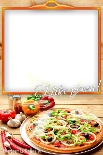 фоторамка онлайн пицца я люблю пиццу - фоторамка онлайн пицца я люблю пиццу