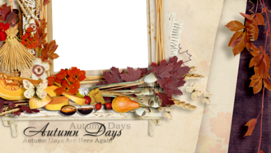 Autumn For Kids photo frame