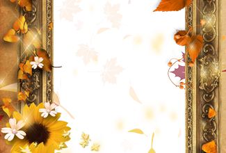 Autumn is Here photo frame