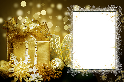 Awaiting of Christmas gifts photo frame - Awaiting of Christmas gifts photo frame