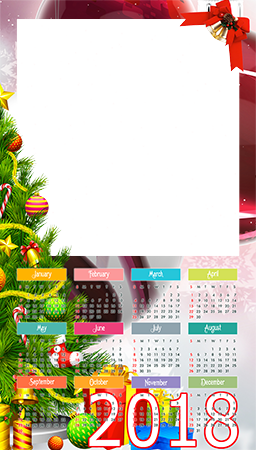 Calendar2018 Christmas is coming photo frame - Calendar2018 Christmas is coming photo frame