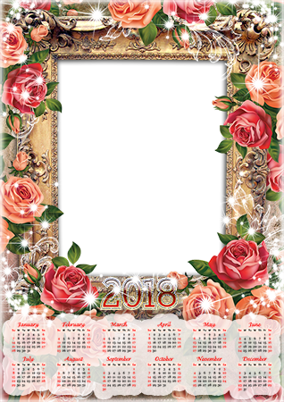 Calendar2018 Magic lights photo frame - Calendar2018 Magic lights photo frame