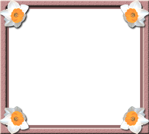 Corner Flowers photo frame - Corner Flowers photo frame