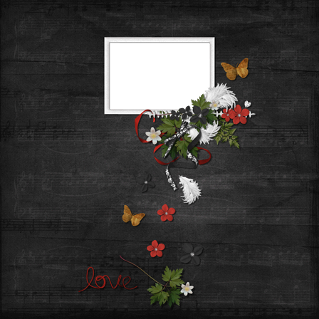 Dark Love Theme photo frame - Dark Love Theme photo frame
