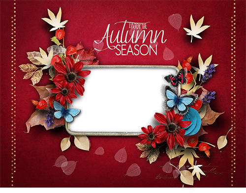 Enjoy the Autumn season photo frame - Enjoy the Autumn season photo frame