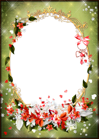 Flowerets photo frame - Flowerets photo frame