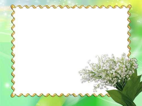 Flowers photo frame with snowdrops photo frame - Flowers photo frame with snowdrops photo frame