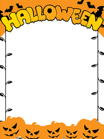 Halloween Photo framed with bats photo frame - Halloween Photo framed with bats photo frame