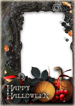 Halloween frame border with bats photo frame - Halloween frame border with bats photo frame