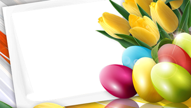 Happy Easterwithspringtulips 1491740694 photo frame