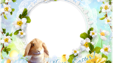 Have yourself a hoppy and happy Easter photo frame