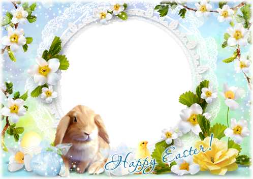 Have yourself a hoppy and happy Easter photo frame