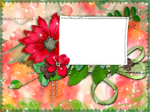 Heaven Flowers photo frame - Heaven Flowers photo frame