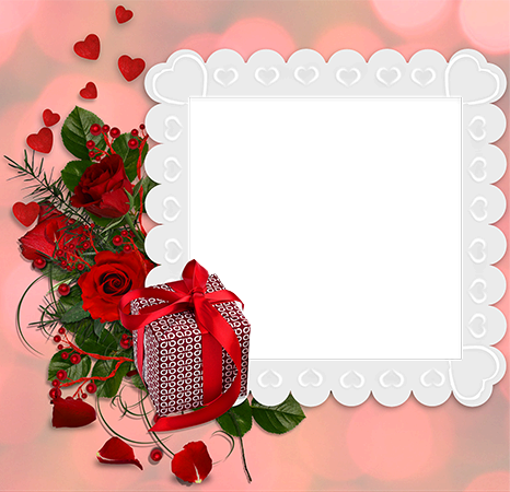 Love is flowers and jewelry photo frame 1 - Love is flowers and jewelry photo frame