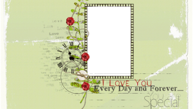 Love you now and for ever photo frame