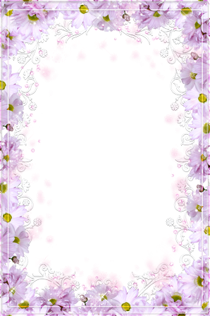 Magenta Flowers photo frame - Magenta Flowers photo frame