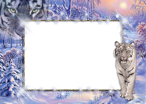 Winter snowdrifts photo frame - Winter snowdrifts photo frame