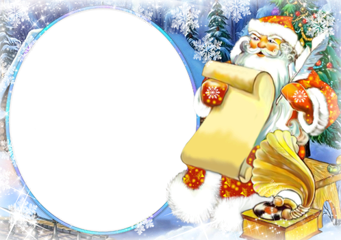 lettera di cornice di Babbo Natale