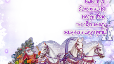 онлайн Дед Мороз три белых коня
